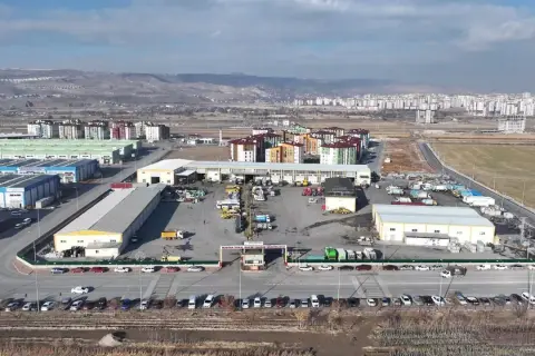 Kayseri Kocasinan'ın bakım onarım merkezi sanayi sitesi gibi
