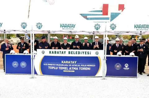 Karatay’a iki yeni polis binası: Temeller atıldı