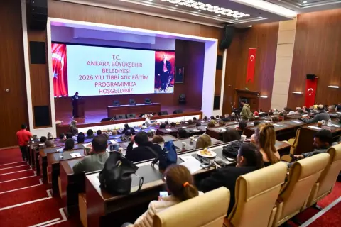 Ankara'da hastanelere tıbbi atık eğitimi: "Kaynakta ayırım hayati"