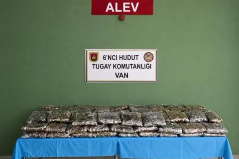 Van hudutunda 59 kilo uyuşturucu ele geçirildi