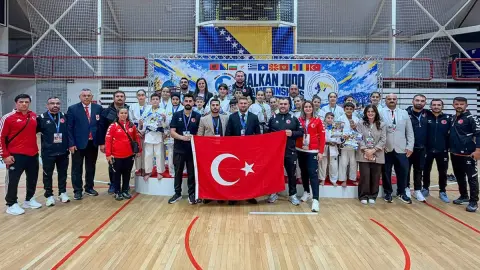 Konya Büyükşehir'li judocular Balkan'da 7 madalya kazandı