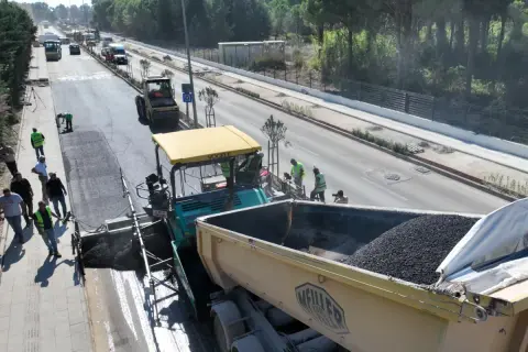 Antalya'da COP31 için 4 km asfalt mesaisi