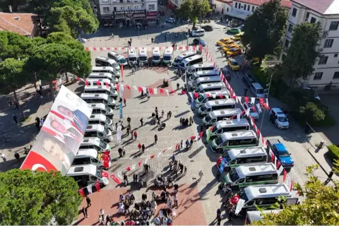Ordu Ünye'de toplu taşıma değişti: 118 sıfır araç, 10 hat