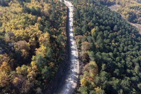 Sakarya'da 120 doğasever 17 km yürüdü: Kılıçkaya'nın sonbaharı