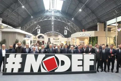 55. Uluslararası Modef Expo İnegöl Mobilya Fuarı kapılarını açtı