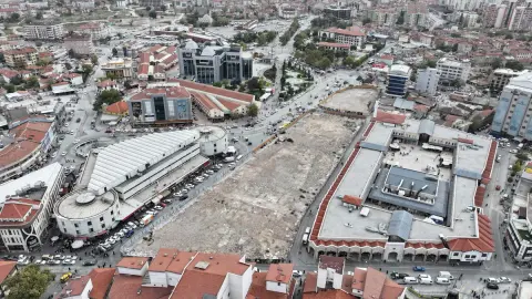 Peynir Pazarı'nda 2. etap yıkım çalışmaları bitti