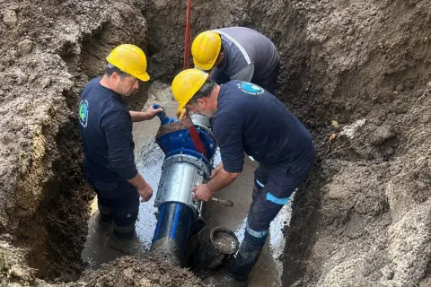 BASKİ ekipleri 22 km hatta 6 arıza giderdi