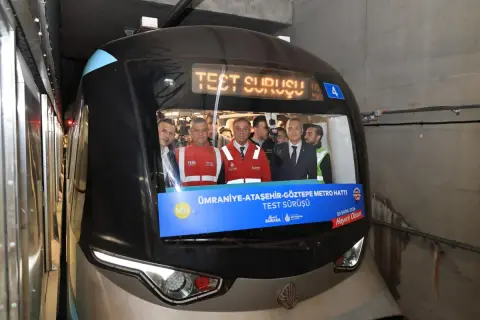 Ümraniye-Ataşehir-Göztepe Metro'su 19 Aralık'ta açılıyor
