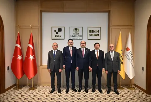 Bakan Kurum, Başkan Altay’ı ziyaret etti