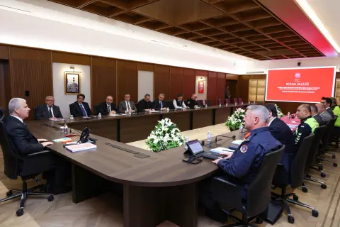Konya’da eğitim güvenliği toplantısı yapıldı