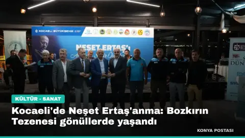 Kocaeli'de Neşet Ertaş'anma: Bozkırın Tezenesi gönüllerde yaşandı