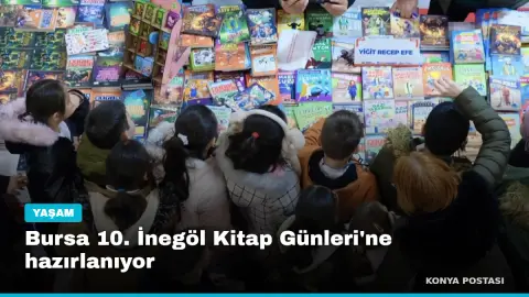 Bursa 10. İnegöl Kitap Günleri'ne hazırlanıyor