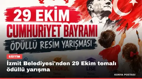 İzmit Belediyesi'nden 29 Ekim temalı ödüllü yarışma