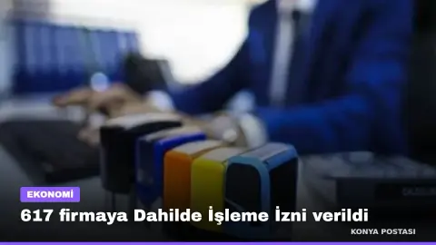 617 firmaya Dahilde İşleme İzni verildi