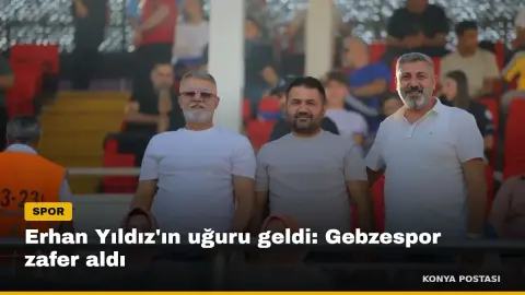 Erhan Yıldız'ın uğuru geldi: Gebzespor zafer aldı