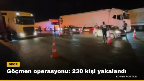 Göçmen operasyonu: 230 kişi yakalandı