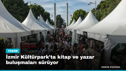 İzmir Kültürpark’ta kitap ve yazar buluşmaları sürüyor