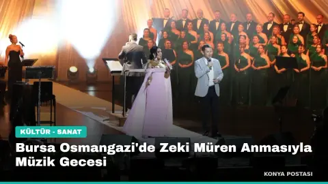 Bursa Osmangazi'de Zeki Müren Anmasıyla Müzik Gecesi