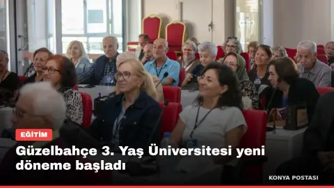 Güzelbahçe 3. Yaş Üniversitesi yeni döneme başladı