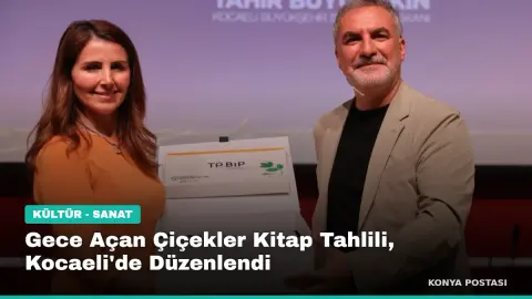 Gece Açan Çiçekler Kitap Tahlili, Kocaeli'de Düzenlendi