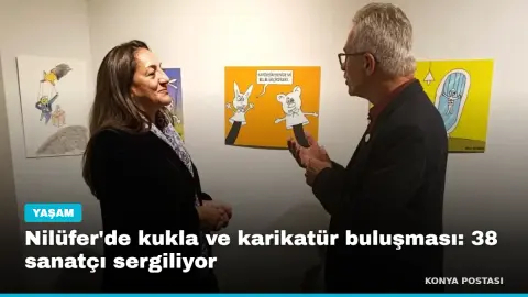 Nilüfer'de kukla ve karikatür buluşması: 38 sanatçı sergiliyor