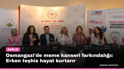 Osmangazi'de meme kanseri farkındalığı: Erken teşhis hayat kurtarır