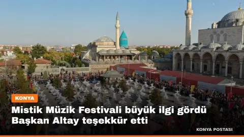 Mistik Müzik Festivali büyük ilgi gördü Başkan Altay teşekkür etti