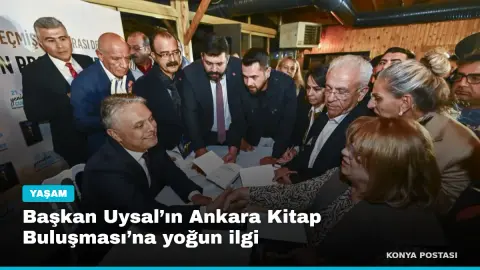 Başkan Uysal’ın Ankara Kitap Buluşması’na yoğun ilgi