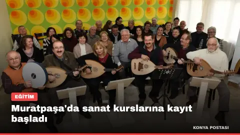 Muratpaşa'da sanat kurslarına kayıt başladı