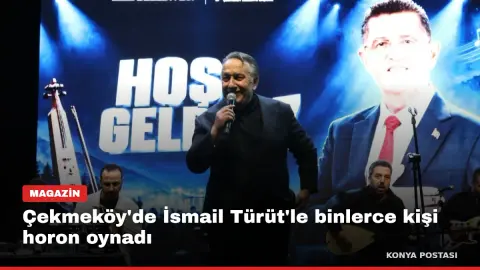 Çekmeköy'de İsmail Türüt'le binlerce kişi horon oynadı