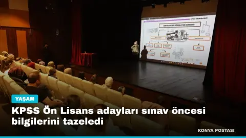 KPSS Ön Lisans adayları sınav öncesi bilgilerini tazeledi