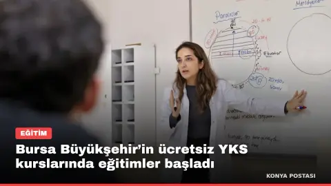 Bursa Büyükşehir’in ücretsiz YKS kurslarında eğitimler başladı