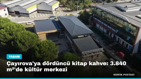 Çayırova'ya dördüncü kitap kahve: 3.840 m²'de kültür merkezi