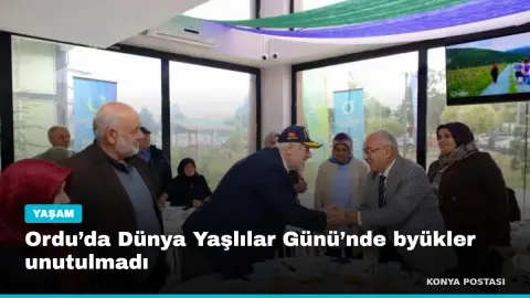 Ordu’da Dünya Yaşlılar Günü’nde byükler unutulmadı