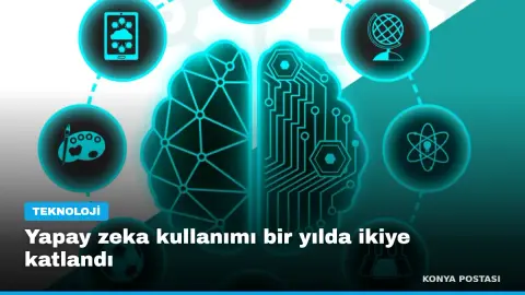 Yapay zeka kullanımı bir yılda ikiye katlandı