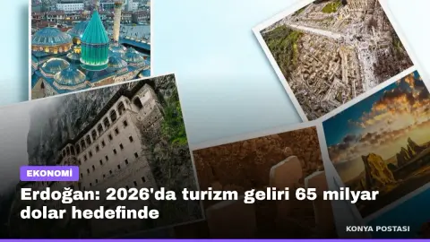 Erdoğan: 2026'da turizm geliri 65 milyar dolar hedefinde