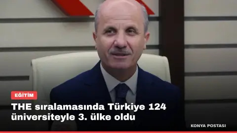 THE sıralamasında Türkiye 124 üniversiteyle 3. ülke oldu