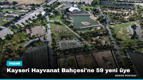 Kayseri Hayvanat Bahçesi'ne 59 yeni üye