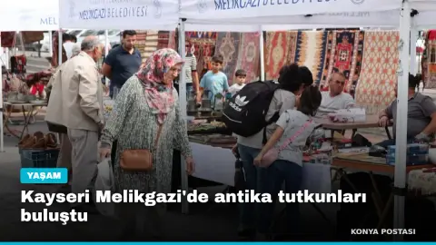 Kayseri Melikgazi'de antika tutkunları buluştu