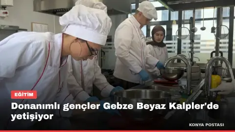 Donanımlı gençler Gebze Beyaz Kalpler'de yetişiyor