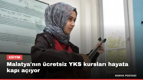 Malatya'nın ücretsiz YKS kursları hayata kapı açıyor