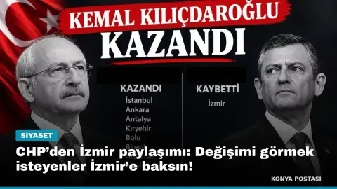 CHP’den İzmir paylaşımı: Değişimi görmek isteyenler İzmir’e baksın!
