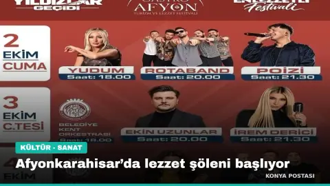 Afyonkarahisar’da lezzet şöleni başlıyor