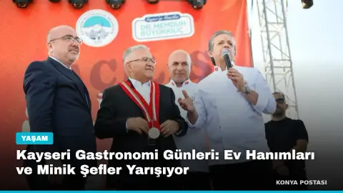 Kayseri Gastronomi Günleri: Ev Hanımları ve Minik Şefler Yarışıyor