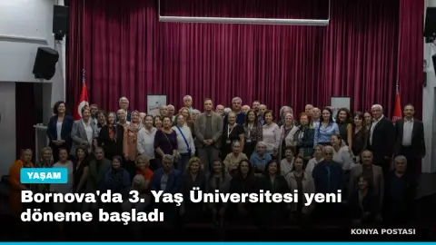 Bornova'da 3. Yaş Üniversitesi yeni döneme başladı
