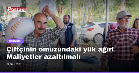 Çiftçinin omuzundaki yük ağır! Maliyetler azaltılmalı