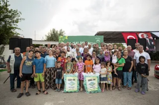 Mersin’de üreticiye tarımsal destek