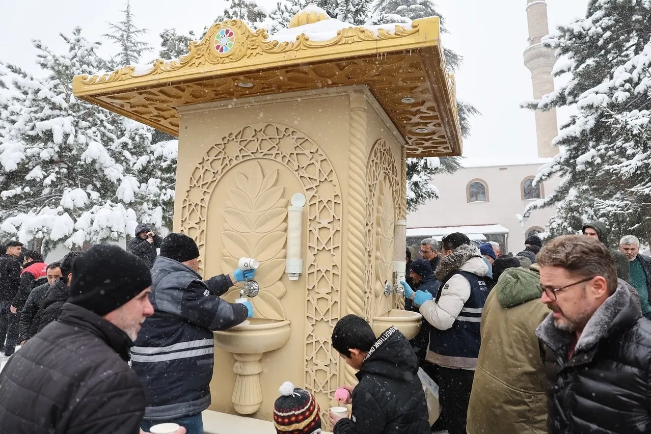 Kayseri Kocasinan'ın 'İkram Çeşmesi' gönüllere akıyor