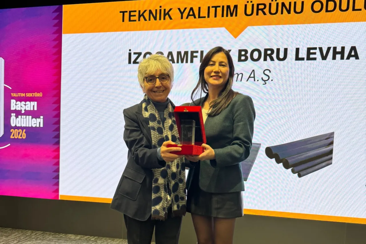 İzocam, İzocamflex ile 'Yılın Teknik Yalıtım Ödülü'nün sahibi oldu