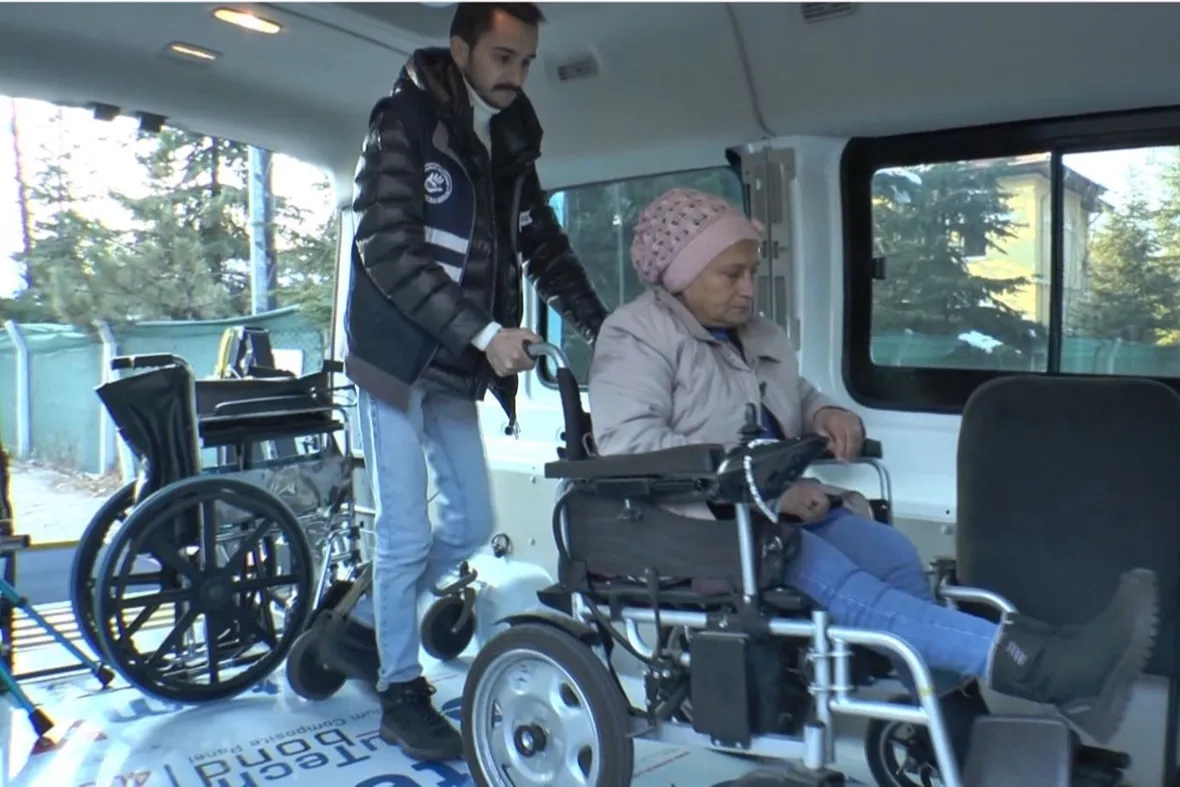 Kayseri Kocasinan'dan engellilere yüz güldüren hizmet